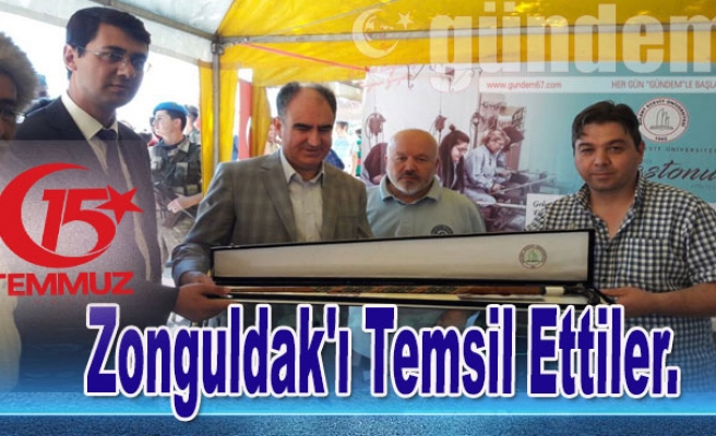 Zonguldak'ı Temsil Ettiler
