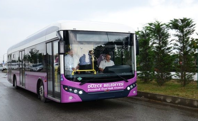 15 Temmuzda Düzce Belediyesi otobüsleri ücretsiz