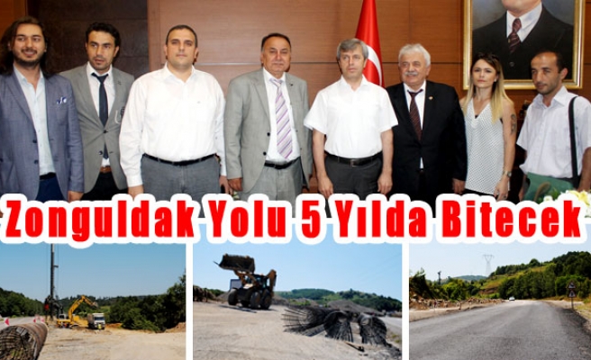 Zonguldak yolu 5 yılda bitecek