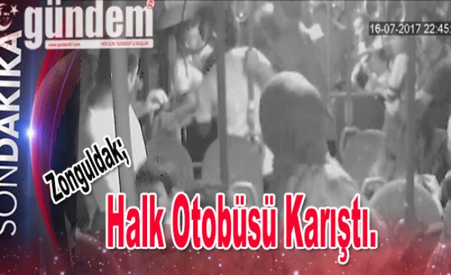 Halk Otobüsü Karıştı