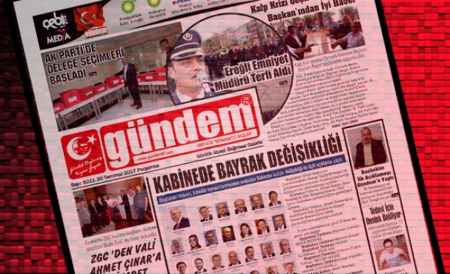 20 Temmuz 2017 Gündem Gazetesi