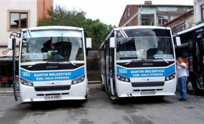 Bartın'da özel halk otobüslerine ilave yapıldı