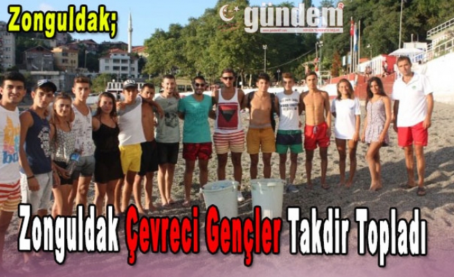 Zonguldak Çevreci Gençler Takdir Topladı