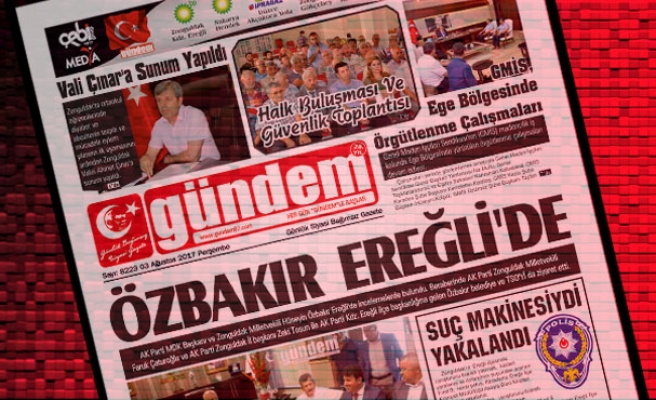 03 Ağustos 2017 Gündem Gazetesi