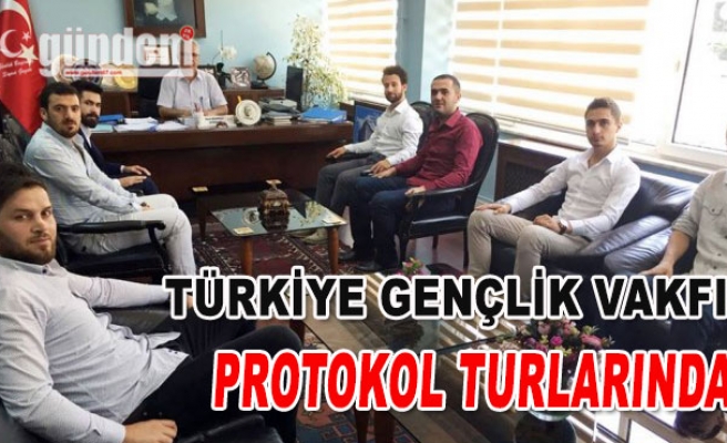 Türkiye Gençlik Vakfı protokol turlarında