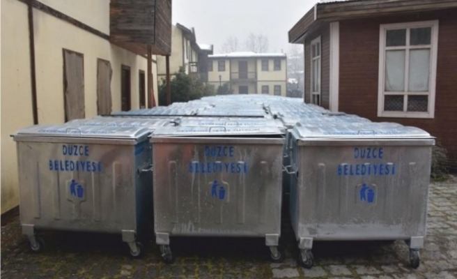 56 Mahallede 900 Adet çöp Konteyneri Yerleştirildi