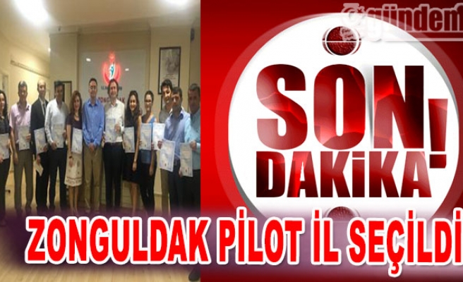 Zonguldak pilot il seçildi