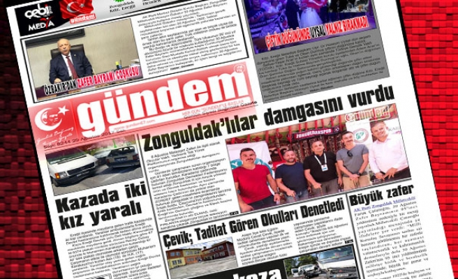 29 Ağustos 2017 Gündem Gazetesi