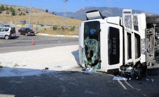 Eskipazar istikametine Trafik Kazası: 1 Yaralı