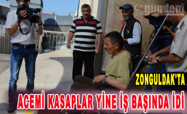 Zonguldak'ta Acemi kasaplar yine iş başında idi