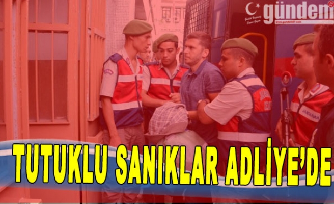 Zonguldak'ta Tutuklu Sanıklar Adliye'de