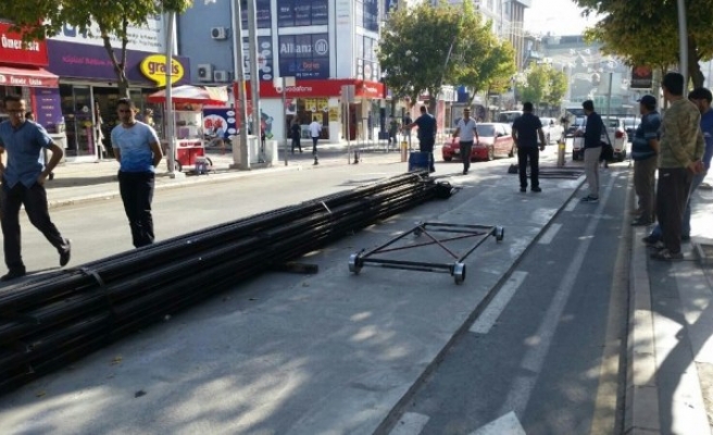 İstanbul caddesinde 'Yayalaştırma Projesi' Başladı