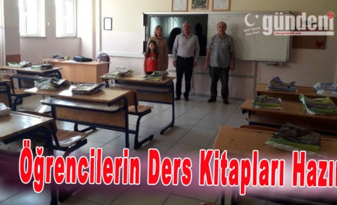 Öğrencilerin Ders Kitapları Hazır