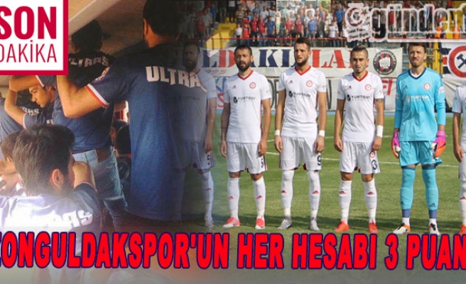 Zonguldakspor'un her hesabı 3 puan!