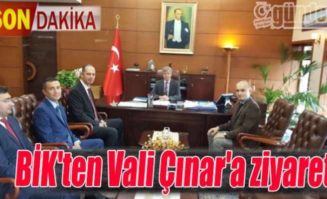 BİK'ten Vali Çınar'a ziyaret