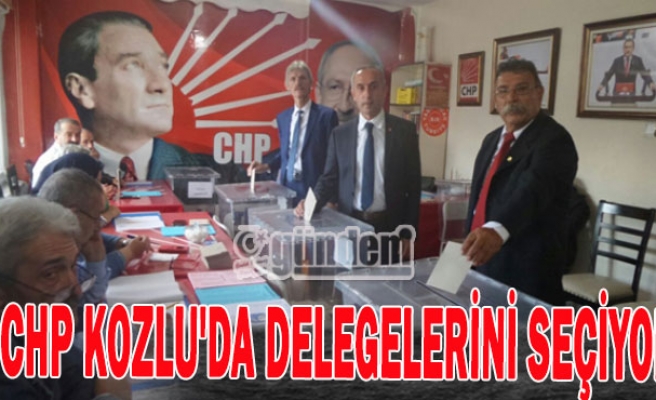 CHP Kozlu'da delegelerini seçiyor