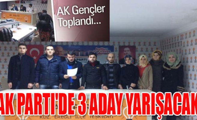 AK Parti'de 3 aday yarışacak