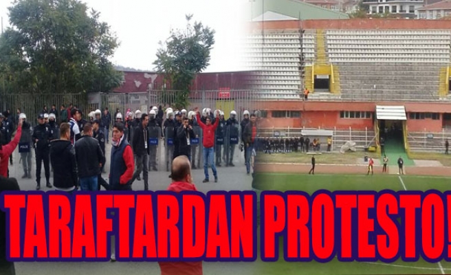 Zonguldakspor taraftarlarından Protesto!