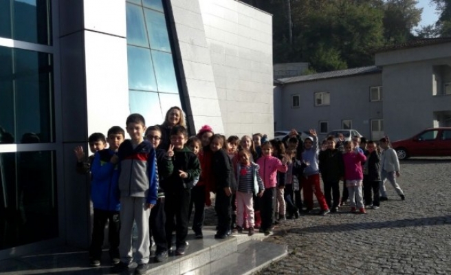 Zonguldak'ta Minik öğrenciler Maden Müzesi'ni gezdi