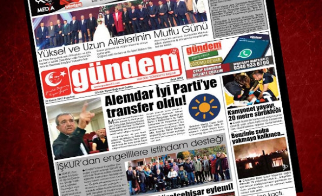 20 Kasım 2017 Gündem Gazetesi