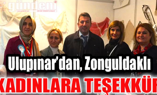 Ulupınar'dan, Zonguldaklı Kadınlara teşekkür