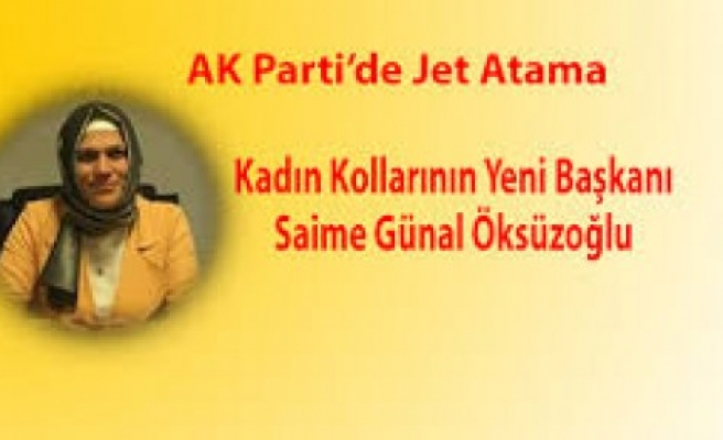 Karabük AK Parti Kadın Kolları Başkanı Öksüzoğlu oldu