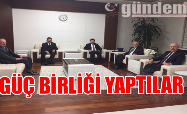 Güç birliği yaptılar...