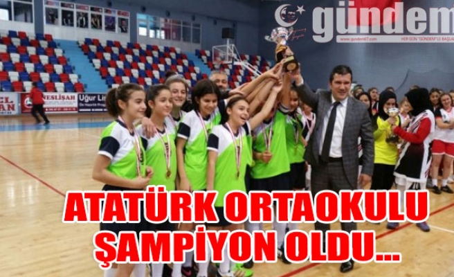 Atatürk Ortaokulu şampiyon oldu...
