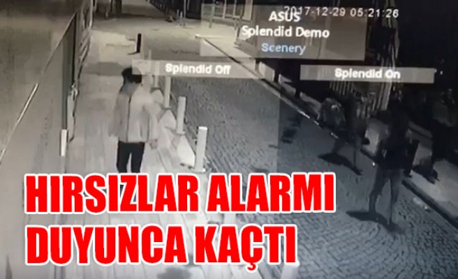 Düzce Hırsızlar Alarmı Duyunca Kaçtı