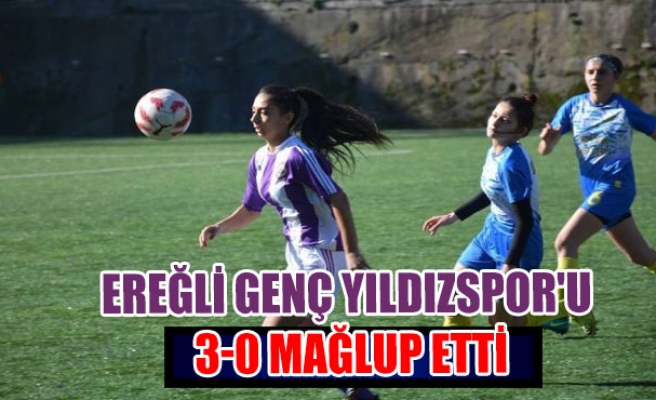 Ereğli Genç Yıldızspor'u 3-0 mağlup etti