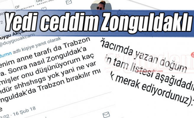 Yedi ceddim Zonguldaklı