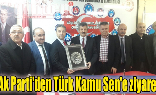 Ak Parti'den Türk Kamu Sen'e ziyaret