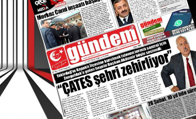 01 Mart 2018 Gündem Gazetesi