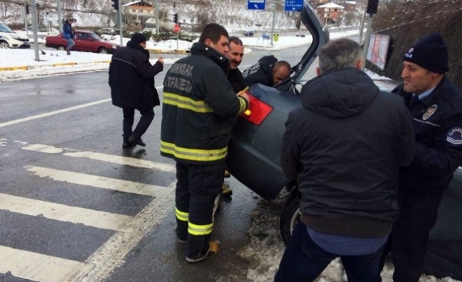 Ereğli Caddesinde kaza; 3 yaralı