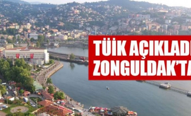 TÜİK açıkladı. Zonguldak'ta ilginç istatistikler
