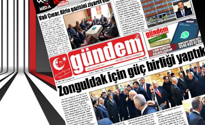 07 Mart 2018 Gündem Gazetesi