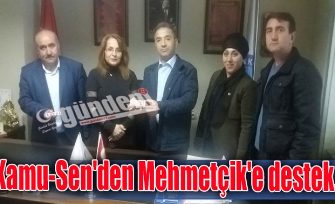 Kamu-Sen'den Mehmetçik'e destek...