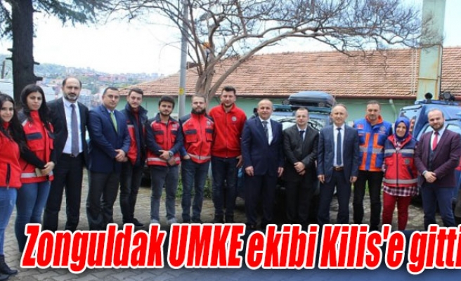 Zonguldak UMKE ekibi Kilis'e gitti