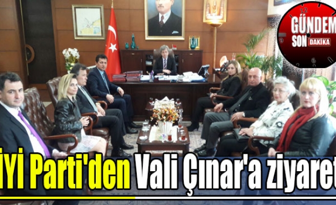 İYİ Parti'den Vali Çınar'a ziyaret
