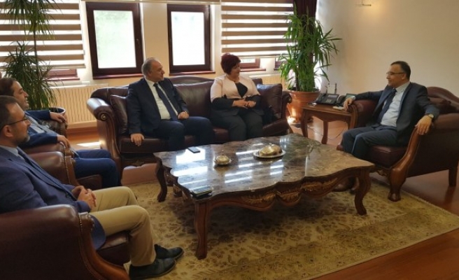 Kosova heyetinde Vali Çeber'e ziyaret