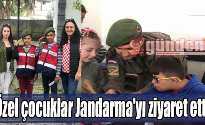 Özel çocuklar Jandarma'yı ziyaret...