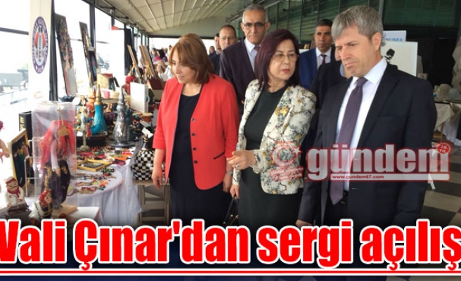 Vali Çınar'dan sergi açılışı