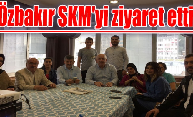 Özbakır SKM'yi ziyaret etti