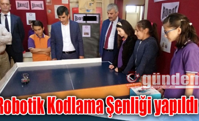 Robotik Kodlama Şenliği yapıldı