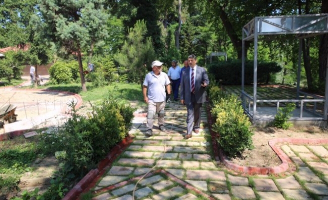 Başkan Akın; Gazhane Kültür Parkı'nda incelemelerde bulundu.