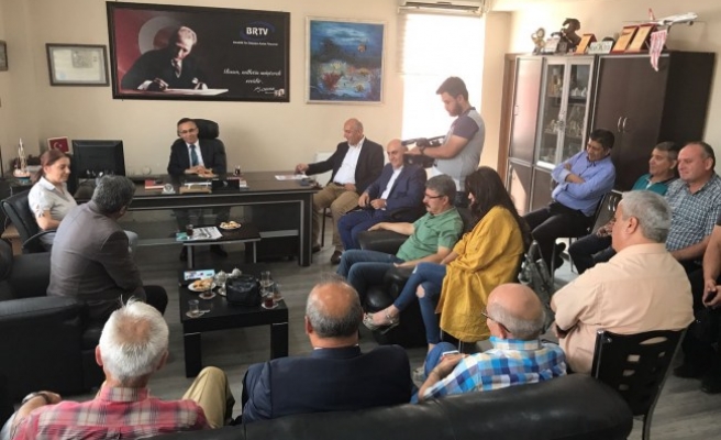 Vali Çeber, Karabük Gazeteciler Derneğini Ziyaret Etti