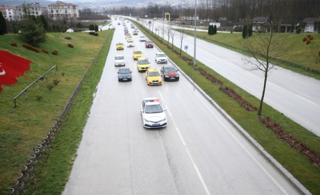 Düzce'de Zeytin Dalı Harekatı'na destek konvoyu