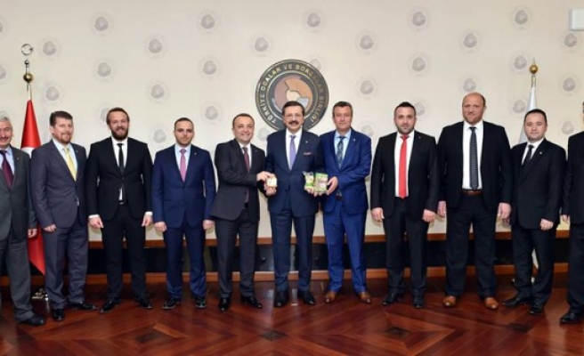 Alaplı TSO'dan Başkan Hisarcıklıoğlu'na ziyaret