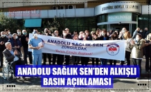 ANADOLU SAĞLIK SEN’DEN ALKIŞLI  BASIN AÇIKLAMASI