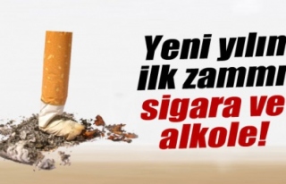 Yeni yılın ilk zammı sigara ve alkole